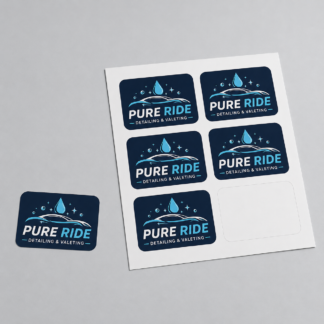 Matte Rectangle Vinyl Stickers